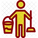 Cleaner Cleaning Floor Icon