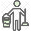 Cleaner Cleaning Floor Icon