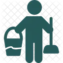 Cleaner Cleaning Floor Icon