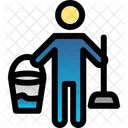 Cleaner Cleaning Floor Icon