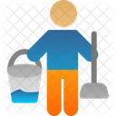 Cleaner Cleaning Floor Icon