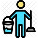 Cleaner Cleaning Floor Icon