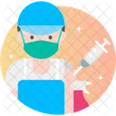 Male Cleaner Vaccination Icon