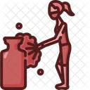 Cleaner women  Icon
