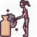 Cleaner women  Icon
