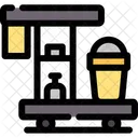 Cleaning Cart Housekeeping Icon