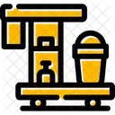 Cleaning Cart Housekeeping Icon