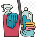 Cleaning Bucket Housework Icon