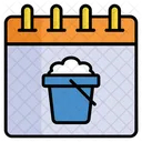 Cleaning Schedule Calendar Icon