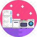 Cleaning Fridge Oven Icon