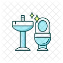 Cleaning bathroom  Icon