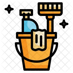 Cleaning Bucket  Icon