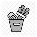 Cleaning Bucket Glove Icon