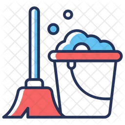 Cleaning bucket  Icon