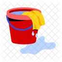 Cleaning Bucket Water Bucket Laundry Bucket アイコン