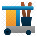Cleaning Cart Janitor Clean Icon