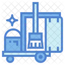 Cleaning Cart  Icon