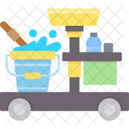 Cleaning Cart  Icon