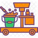Cleaning Cart Maid Equipment Icon