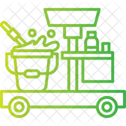 Cleaning Cart  Icon