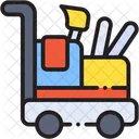 Cleaning Cart Cleaning Housekeeping Icon