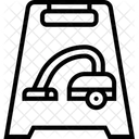 Caution Cleaning Floor Icon