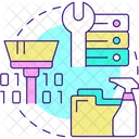 Cleaning data  Icon