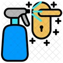 Cleaning Door Handle  Icon
