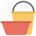Water Bucket Tub Icon