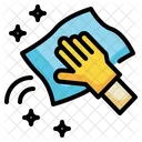 Glove Clean Wash Icon