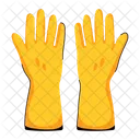 Cleaning Gloves Dishwashing Gloves Rubber Gloves Icon
