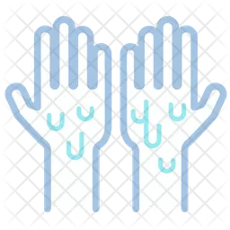 Cleaning hand  Icon