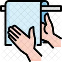 Hand Towel Hygiene Icon