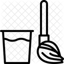 Clean Floor Cleaning Icon