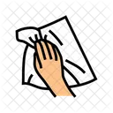 Cleaning Paper Towel Icon