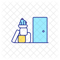 Cleaning In Hallway Icon