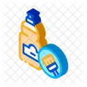 Liquid Bottle Cleaning Icon