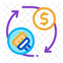 Cleaning Cycle Money Icon