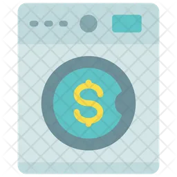 Cleaning Money  Icon