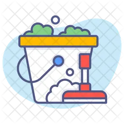 Cleaning Mop  Icon