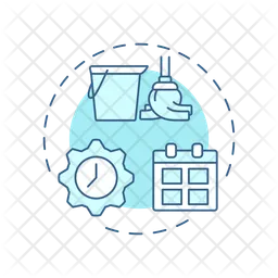 Cleaning plan  Icon