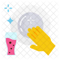 Cleaning plate  Icon