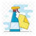 Cleaning Product And Towel Cleaning Product Towel Icon
