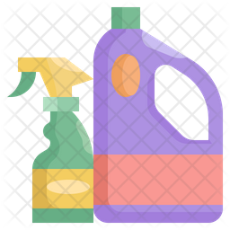 Cleaning Products Icon - Download in Flat Style