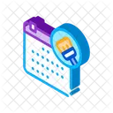Cleaning Calendar Service Icon