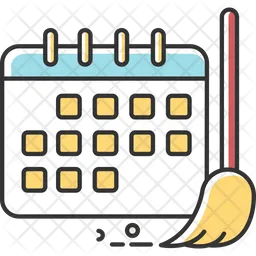 Cleaning schedule  Icon