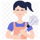 Cleaning Series Women Hygiene Icon