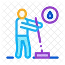 Human Washing Cleaning Icon