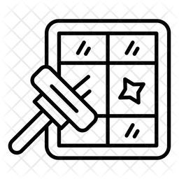 Cleaning Window  Icon