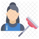 Cleaning Woman Icon
